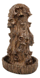 Morphing Screaming Underworld Skulls In Willow Tree Backflow Incense Cone Burner