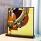 Frank Lloyd Wright Colorful March Balloons Stained Glass Wall Or Desktop Plaque