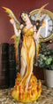Elemental Pyre Fire Fairy Figurine Flame Ember Faerie Fantasy Sculpture 12"H