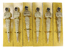 Pack Of 6 Egyptian Bandage Wrapped Mummy Sarcophagus Sculptural Ballpoint Pens