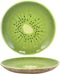 Ebros 8.25" Wide Kiwi Fruit Shaped Serving Plate or Dining Dish Platter SET OF 2