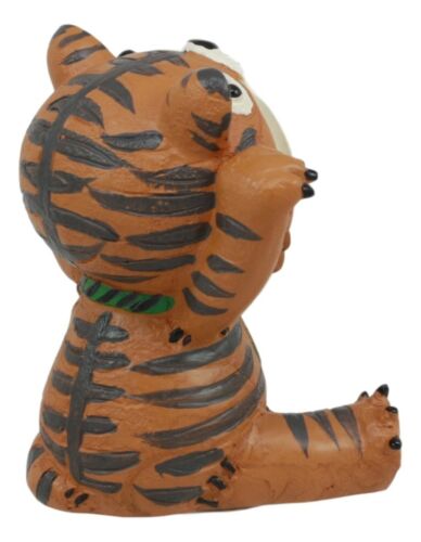 Furry Bones Figurine 2.5"Tall Tigrr Tiger With Green Tie Voodoo Skeleton Monster