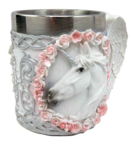 Ebros Sacred Bridal Unicorn Mug Drink Beer Stein Tankard Coffee Cup 4.25"H