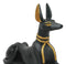 Ebros Ancient Egyptian God Anubis Dog in Sitting Pose Figurine 10" Long