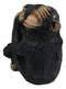 Ebros Whimsical See Hear Speak No Evil Monkeys Of The Jungle Figurine Set of 3
