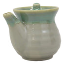 Green Traditional Japanese Tenmoku Glazed Porcelain Vinegar Soy Sauce Dispenser