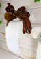 Ebros Western Tooled Pattern Horse Saddle Decorative Toilet Paper Holder 7.5"H