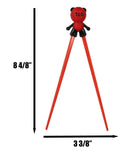 Valentine Red Giant Panda Reusable Training Chopsticks Set With Silicone Helper