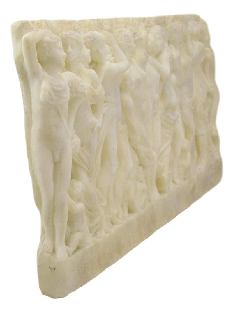 Gardner Museum Farnese Sarcophagus Revelers Gathering Grapes Wall Plaque Relief