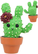 Prickles Whimsical Rabbit That Transform Into Cactus Plant In Pot Figurine Small