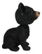 Rustic Country Woodlands Forest Black Bear Cub Bobblehead Decor Figurine 6"H