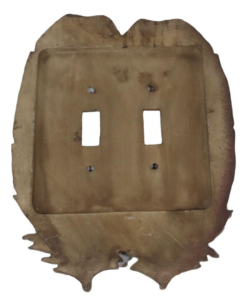 Pack of 2 Southwestern Indian Dreamcatcher Feathers Double Toggle Switch Plates