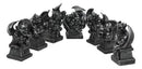 The Allegorical Seven Deadly Sins Gargoyle Figurine Set of 7 Wicked Gargoyles