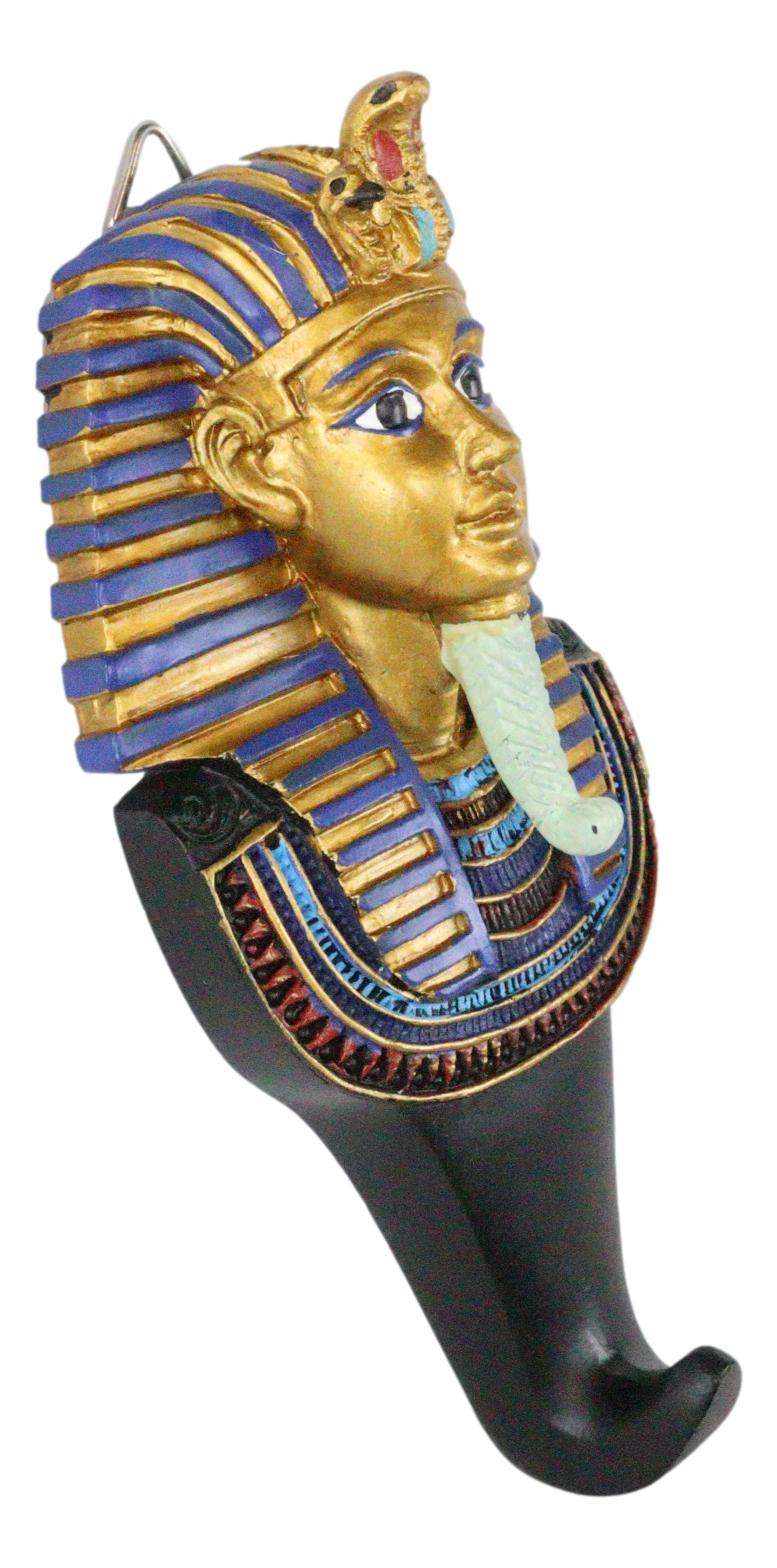 Egyptian King TUT Pharaoh Tutankhamun Wall Hook Decor Accent For Coats Leashes