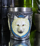 Ebros Full Moon Alpha Wolf 2-Ounce Shot Glass SET OF 2