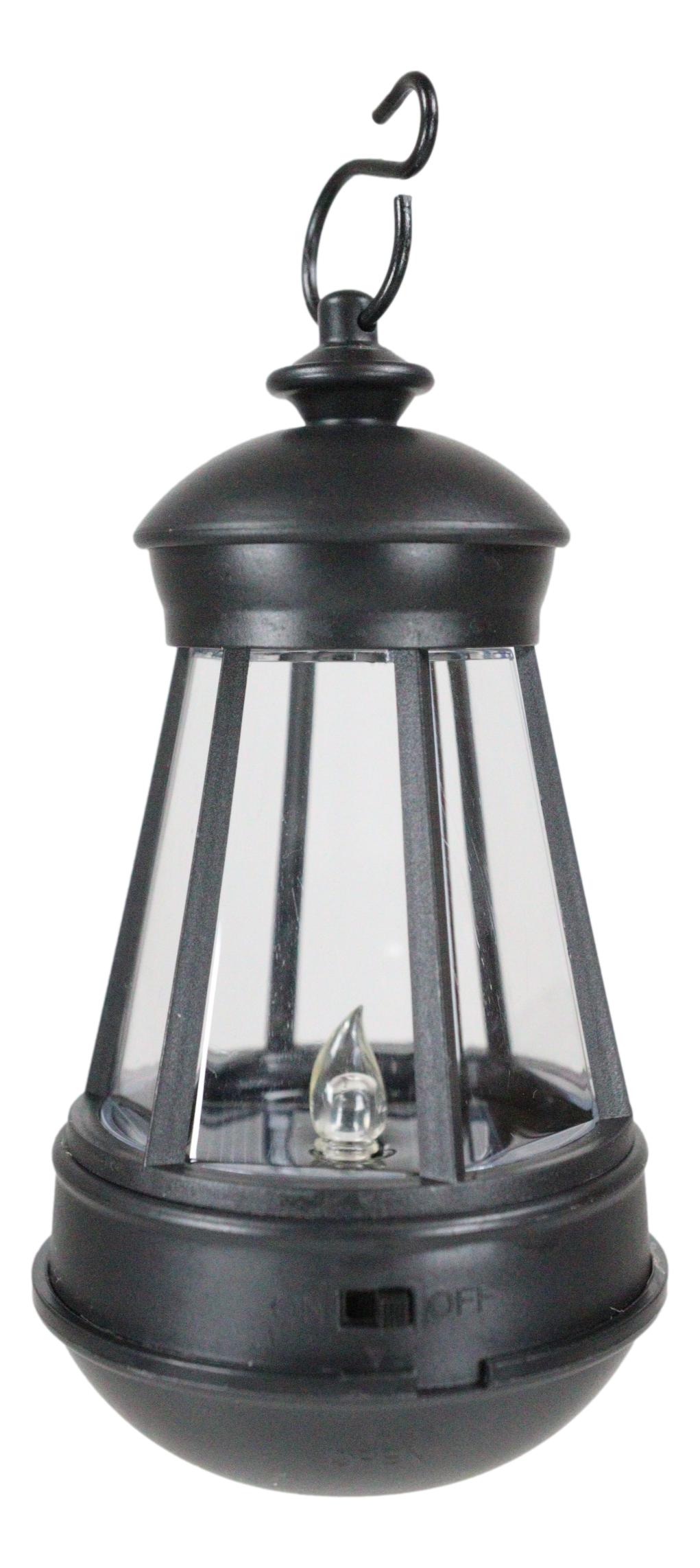 Ebros Plastic Solar Hanging LED Lantern Decorative Replacement For Garden Light Statues - Ebros Gift