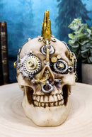 Steampunk Cyborg Punk Rock Aristocrat With Bullet Spikes Hair Figurine 6.75"L