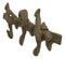 Ebros Cast Iron Nautical Cajun Creole Trio Lobster Pincers Wall Hooks Racks 9.75" Long Coastal Southwestern Rustic Vintage Hanger Wall Mount Coats Hats Keys Hook Decor Maine Crawfish Crayfish Boil
