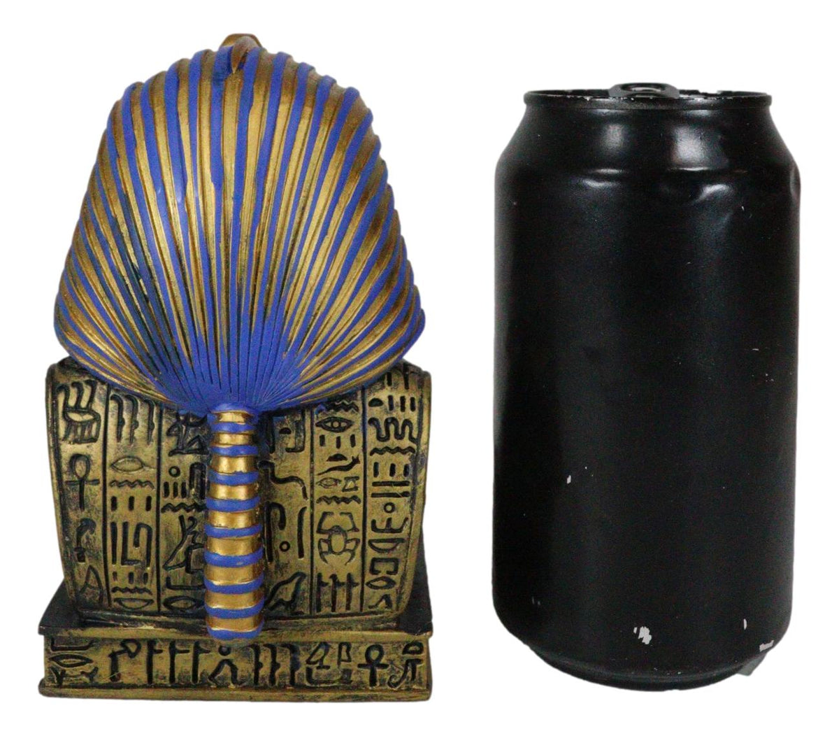 Ancient Egyptian King Ruler Pharaoh Tutankhamun Votive Candle Holder Statue - Ebros Gift