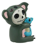 Furrybones Hugs Adorable Koala Bear With Blue Doll Skeleton Figurine 2.75"Tall