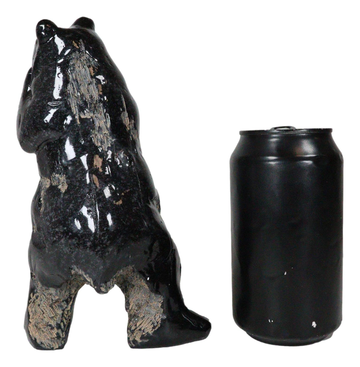 Rustic Western Woodlands Forest Black Bear South Paw Boxing Decorative Figurine
