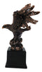 Large Majestic Bald Eagle Landing On Cliff Rock Bronze Electroplated Figurine