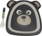 Ebros Black Bear 5 Piece Organic Bamboo Dinnerware Set For Kids Children Toddler