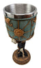 Ebros Greek Titan God Atlas Skeleton Bearing Globe 5oz Wine Drink Goblet Chalice Cup