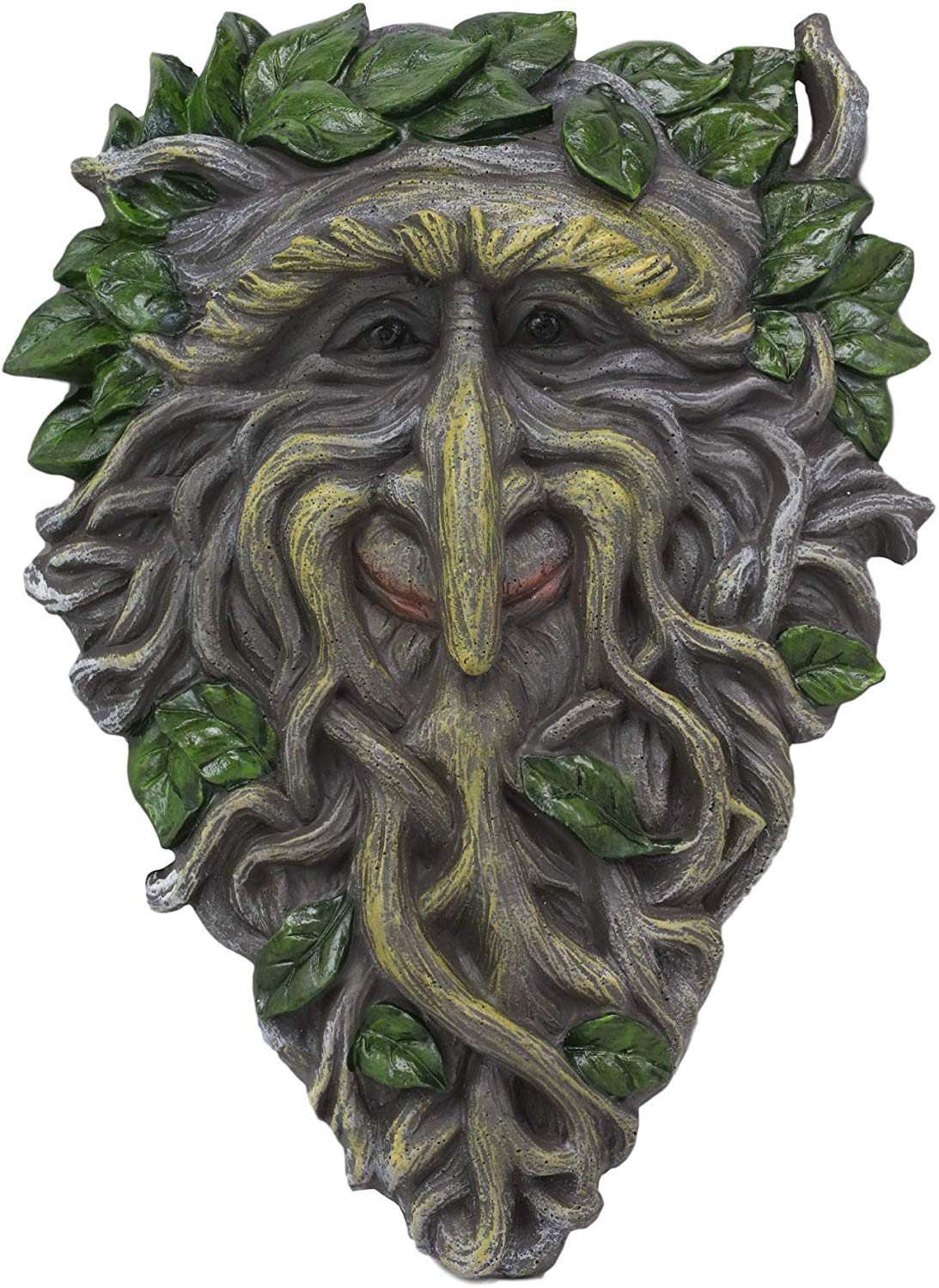 Ebros Celtic Somerset Summer Vines Greenman Hanging Wall Decor Plaque 10.5" High