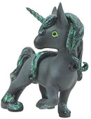 Ebros Whimsical My Little Unicorn Horse Figurine in Pastel Colors (Black Helios)
