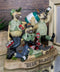 Western Redneck Men Beer Hunters Buddies Drunk On Beer Cans Kegs Party Figurine