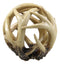 Ebros Gift Wildlife Rustic Buck Elk Deer Stag Entwined Antlers Orb Potpourri Decorative Ball Home Accent Sphere Figurine Paper Weight Mantelpiece Shelves Table Cabin Lodge Decor (1)