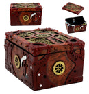 Ebros Steampunk Mechanical Gears Clockwork Jewelry Box Figurine 5"L Science Fiction
