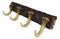 Vintage Western Rustic Stag Deer Crown Antlers 4-Pegs Wall Coat Keys Hooks Decor