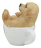 Ebros Realistic Mini Golden Retriever Dog Teacup Statue 2.75" Tall Pet Pal Dog