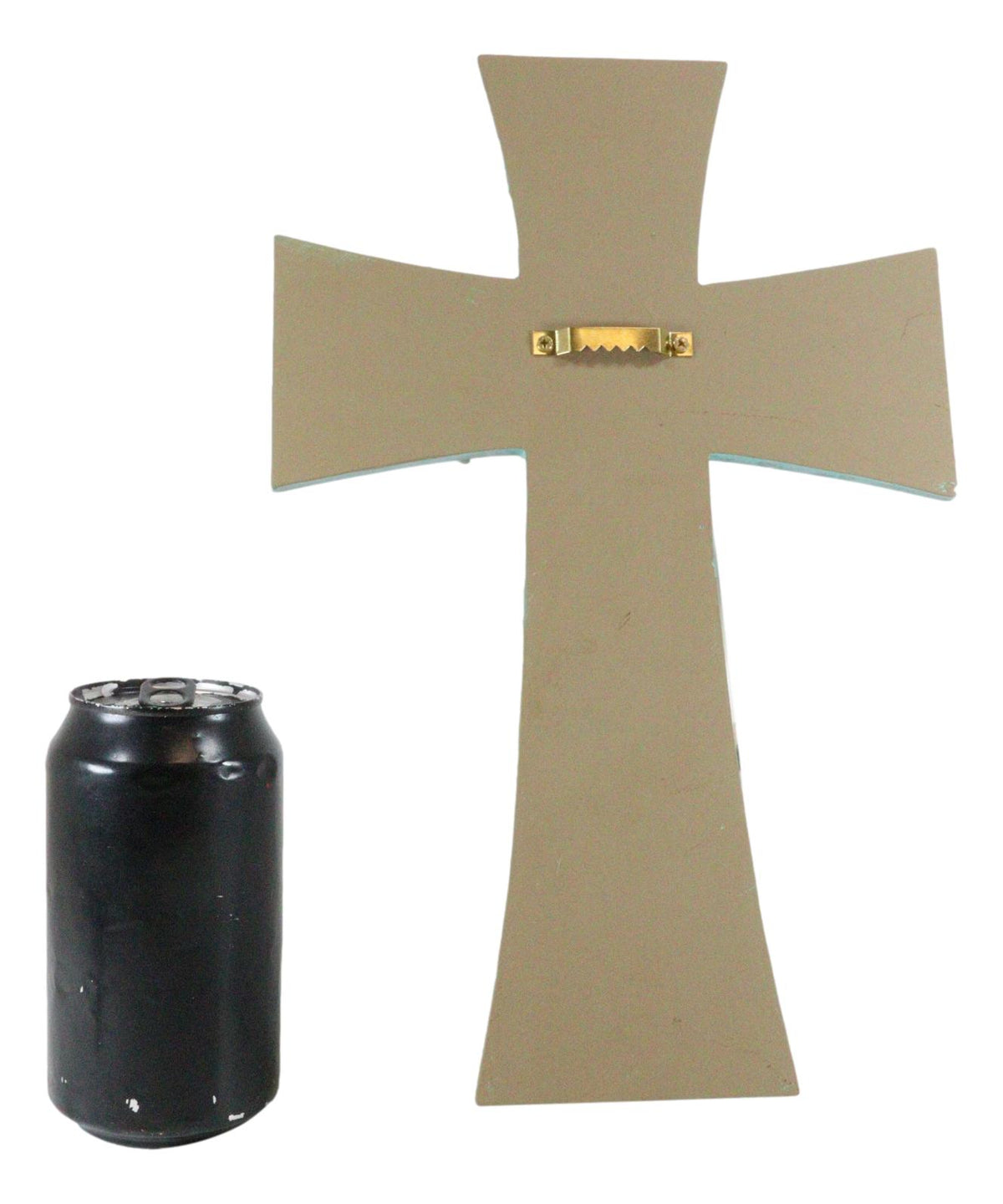 Rustic Southwestern Tuscany French Fleur De Lis Antiqued Turquoise Wall Cross - Ebros Gift