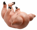 Countryside Bacon Porky Pig Swine Belly Hugging Wine Holder Figurine Sculpture