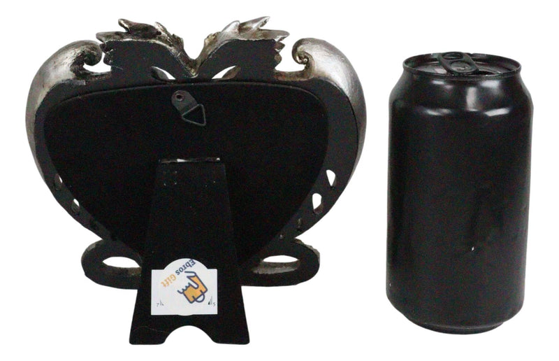 Ebros Double Guardian Lover Dragons Heart Small Vanity Dresser Table Wall Mirror