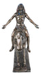 Ebros Medicine Man With Eagle Feather Headdress On Horse Decorative Figurine 8"H