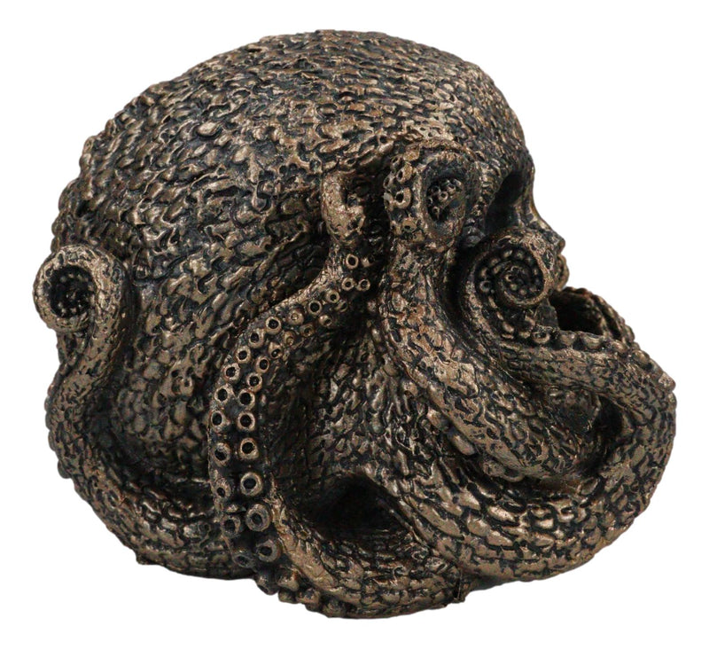 Fantasy Cthulhu Monster Octopus Skull With Tentacles Sucker Arms Figurine 7"L