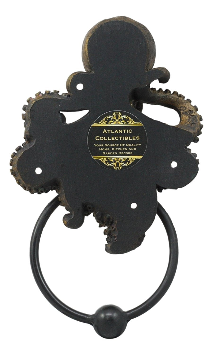 Ebros Deep Ocean Creature Octopus Door Knocker 8.5"Tall Kraken Monster Cthulhu - Ebros Gift