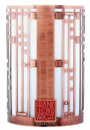 Frank Lloyd Wright Robie House Wood Laylight Chicago Brass Votive Candle Holder