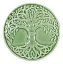 Wicca Sacred Symbols Celtic Tree of Life Yggdrasil Ceramic Round Disc Burner