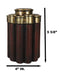 Rustic Western Shotgun 12 Gauge Bullet Shells Decorative Container Box With Lid
