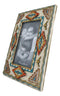 Set Of 2 Southwestern Indian Aztec Diamond Vectors Geometry 4"X6" Picture Frames