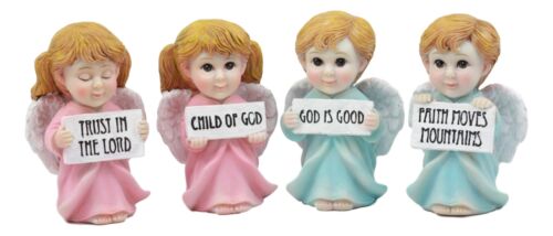 Heavenly Hope Kneeling Prayer Beautiful Angel Figurine Inspirational Decor