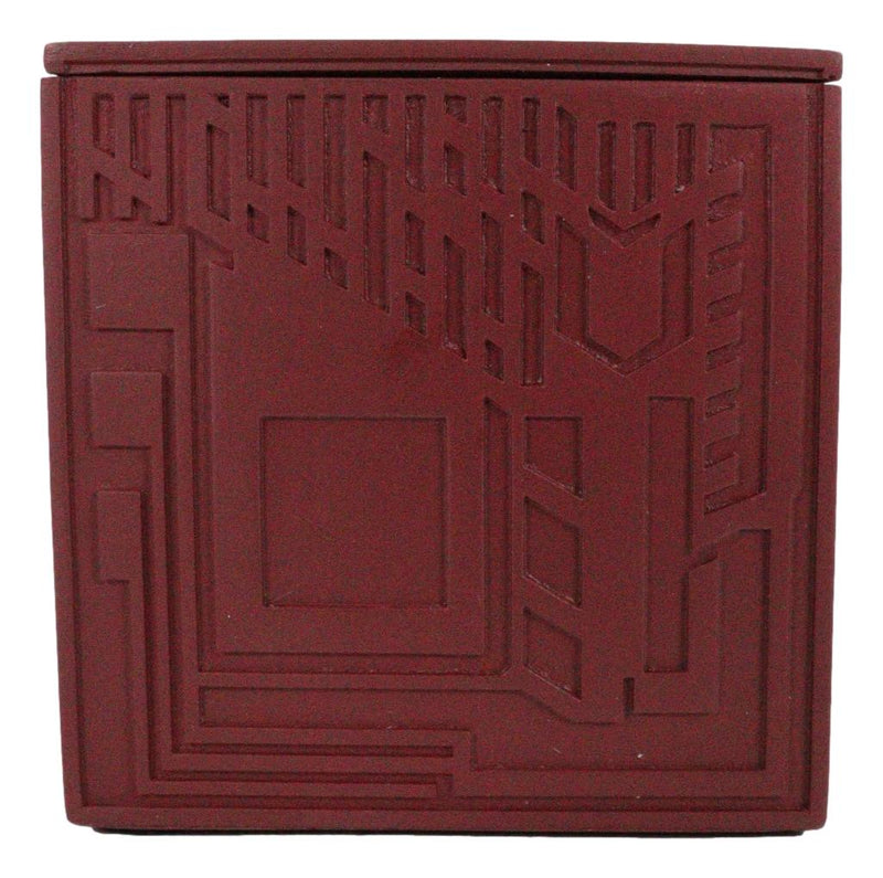 Frank Lloyd Wright Samuel Freeman House Textile Block Petite Cube Trinket Box