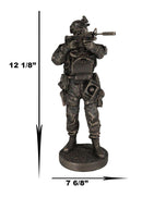 Large Modern Warfare Covert Operation Navy Seal Commando Statue Night Mission