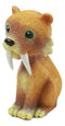 "Diego" Cute Mini Sabre Tooth Tiger Cub Figurine 3.25"H Prehistoric Predator