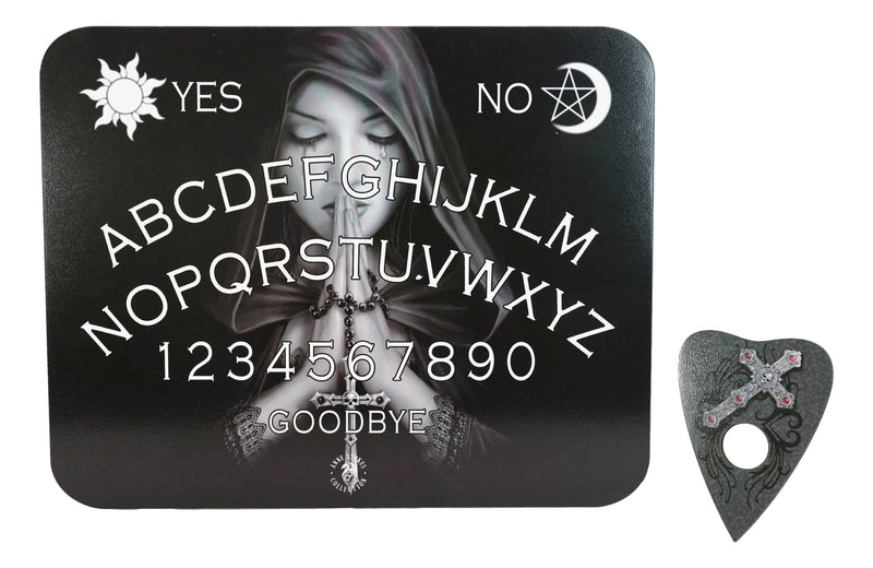 Anne Stokes Gothic Prayer Dark Angel Ouija Spirit Board Game With Planchette